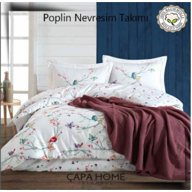 Çapa Home Poplin Nevresim Takımı %100 pamuk